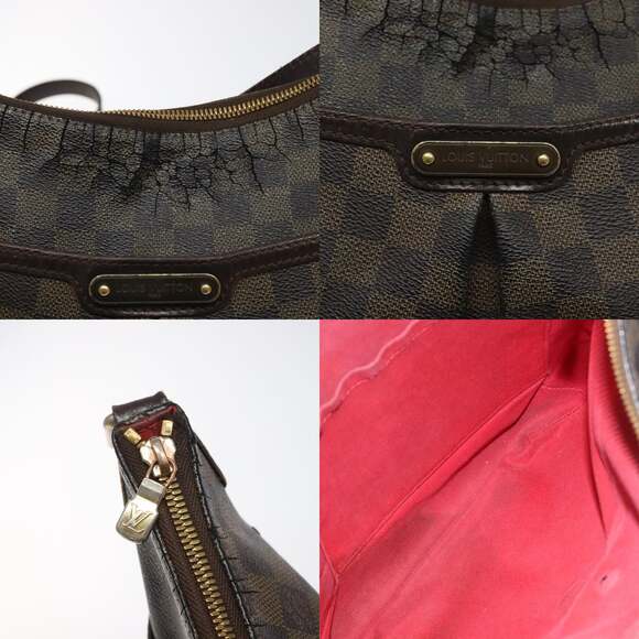 LOUIS VUITTON Damier Ebene Bloomsbury PM Shoulder Bag N42251 - Picture 11 of 13